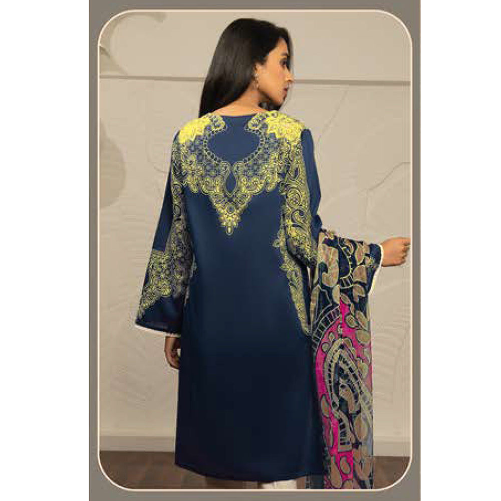 LimeLight Summer 2Pcs Unstitched Suit - Blue, Women, 2Pcs Shalwar Suit, Limelight, Chase Value