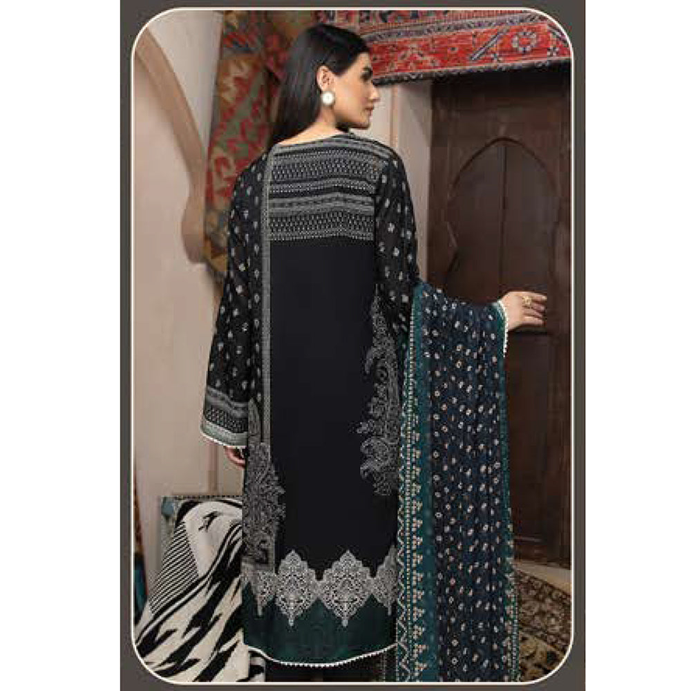 LimeLight Summer 2Pcs Unstitched Suit - Black, Women, 2Pcs Shalwar Suit, Limelight, Chase Value