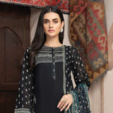 LimeLight Summer 2Pcs Unstitched Suit - Black, Women, 2Pcs Shalwar Suit, Limelight, Chase Value