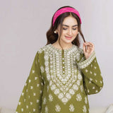LimeLight Summer 2Pcs Unstitched Suit - Green, Women, 2Pcs Shalwar Suit, Limelight, Chase Value