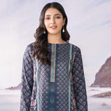 LimeLight Summer 2Pcs Unstitched Suit - Blue, Women, 2Pcs Shalwar Suit, Limelight, Chase Value