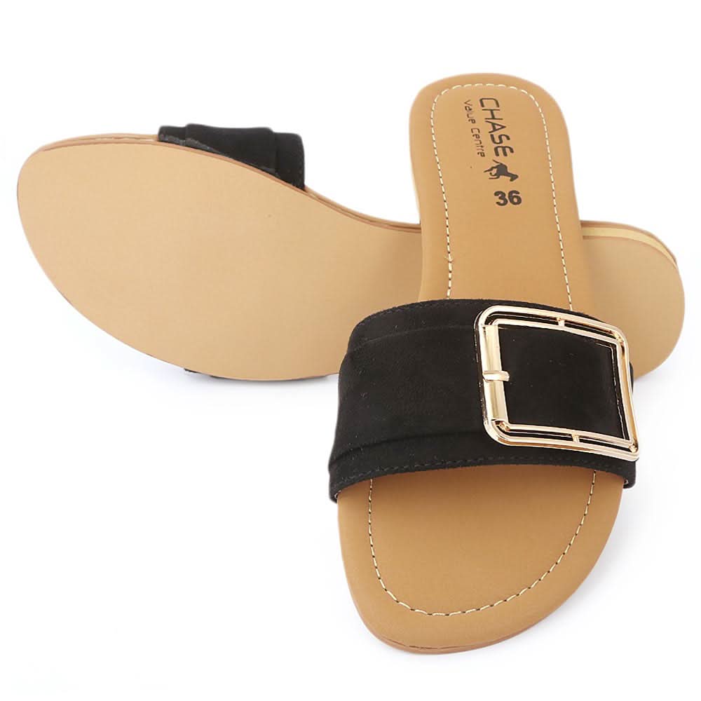 Women's Fancy Slipper (M-901) - Black, Women, Slippers, Chase Value, Chase Value