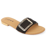 Women's Fancy Slipper (M-901) - Black, Women, Slippers, Chase Value, Chase Value