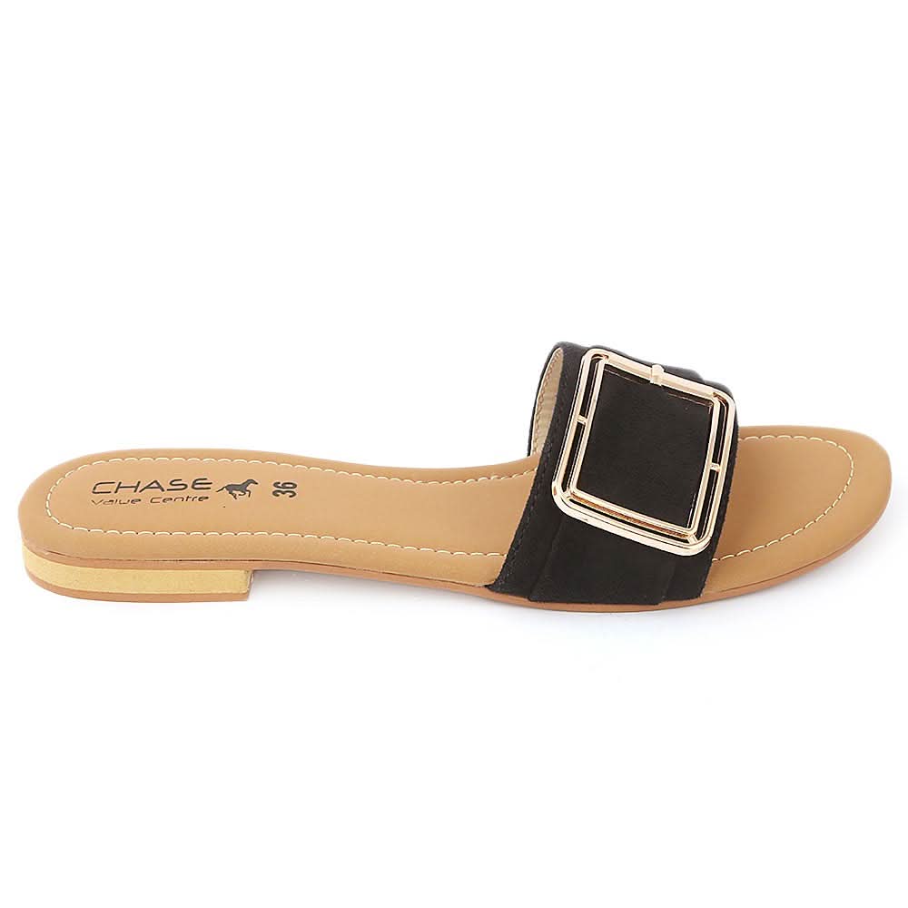 Women's Fancy Slipper (M-901) - Black, Women, Slippers, Chase Value, Chase Value