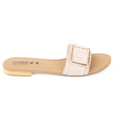 Women's Fancy Slipper (M-901) - Beige, Women, Slippers, Chase Value, Chase Value