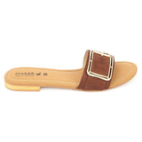 Women's Fancy Slipper (M-901) - Brown, Women, Slippers, Chase Value, Chase Value