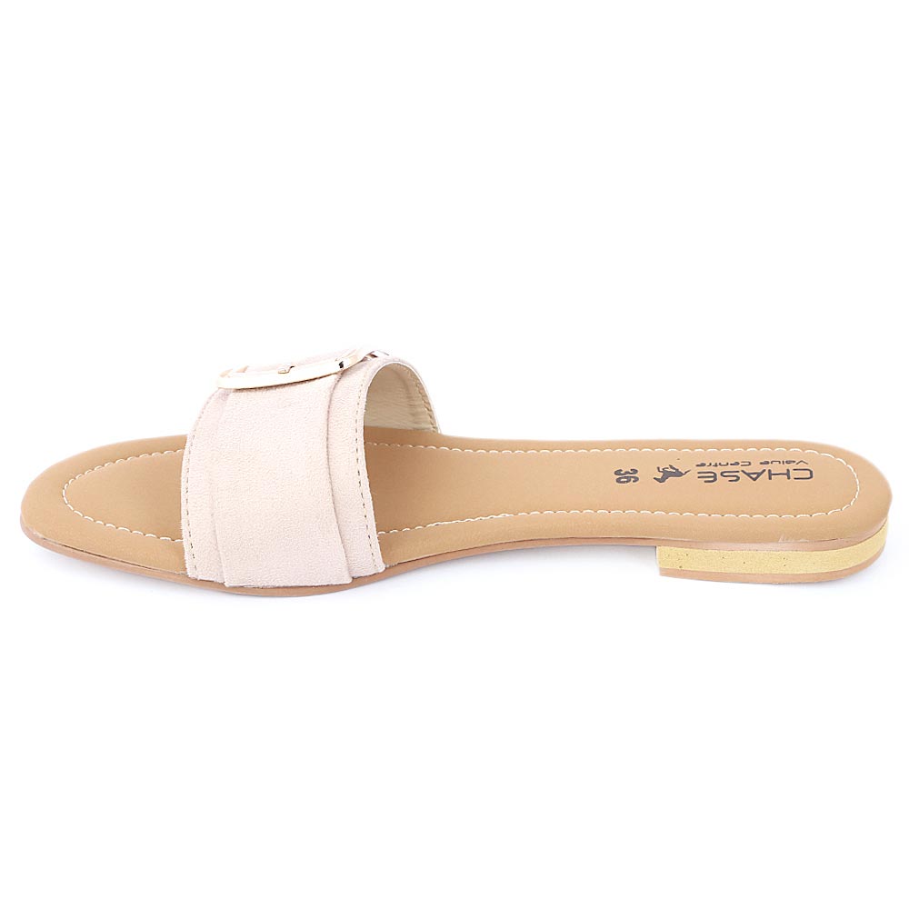 Women's Fancy Slipper (M-901) - Beige, Women, Slippers, Chase Value, Chase Value