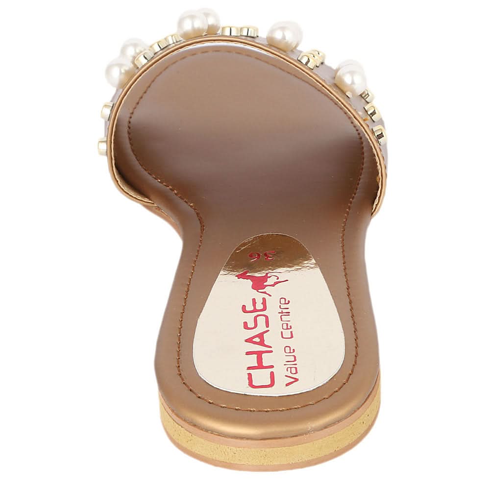 Women's Fancy Slipper (M-927) - Copper, Women, Slippers, Chase Value, Chase Value