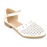 Girls Fancy Pumps (K101) - White, Kids, Pump, Chase Value, Chase Value