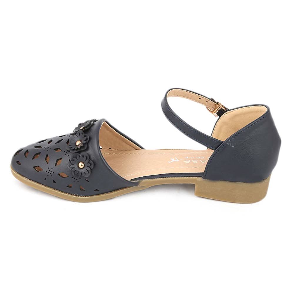 Girls Fancy Pumps (K122) - Navy Blue, Kids, Pump, Chase Value, Chase Value