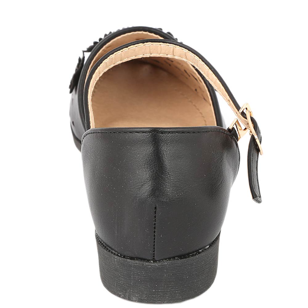 Girls Fancy Pumps (K122) - Black, Kids, Pump, Chase Value, Chase Value