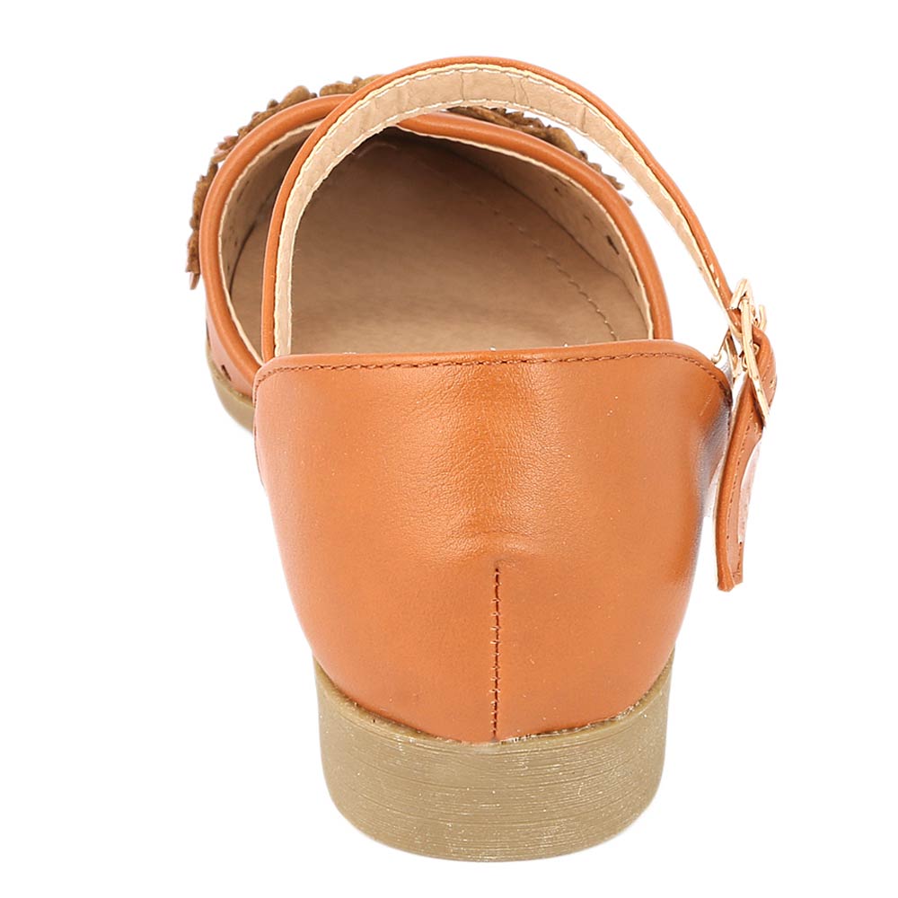 Girls Fancy Pumps (K122) - Camel, Kids, Pump, Chase Value, Chase Value