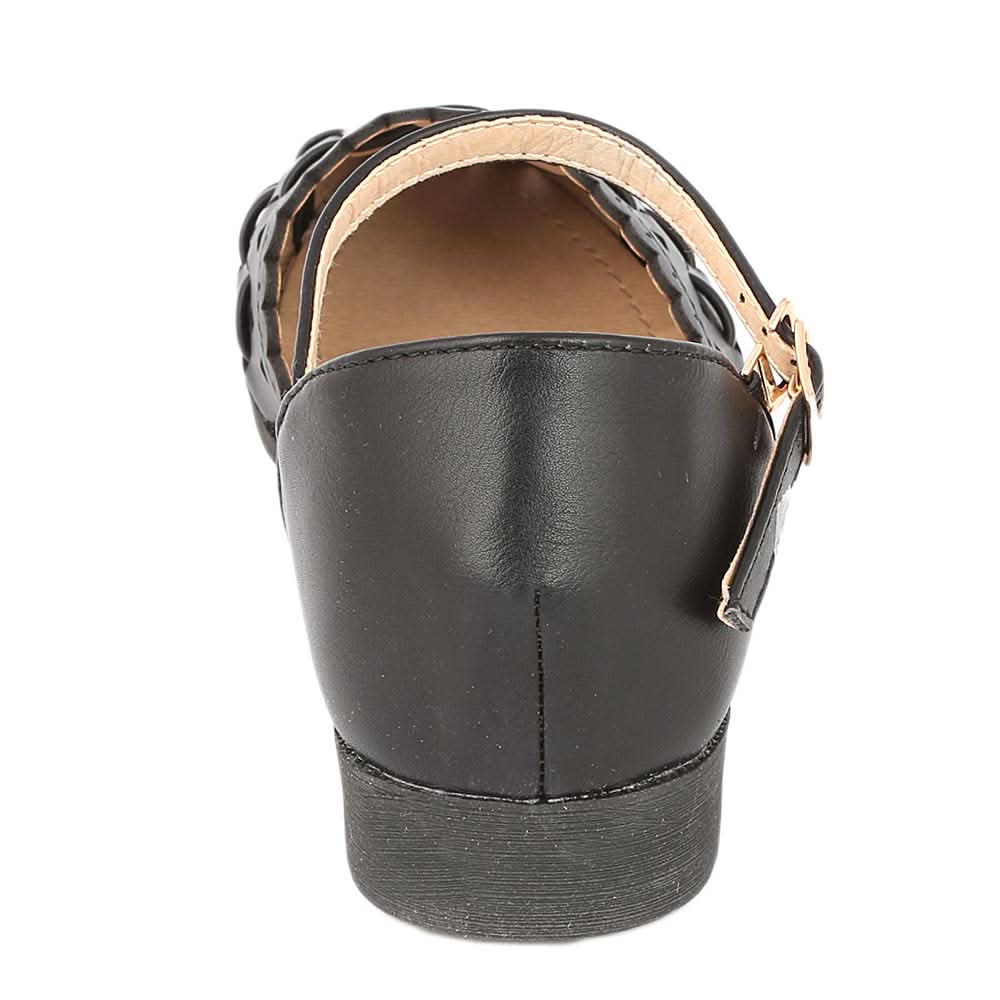 Girls Fancy Pumps (M235-K89) - Black, Kids, Pump, Chase Value, Chase Value