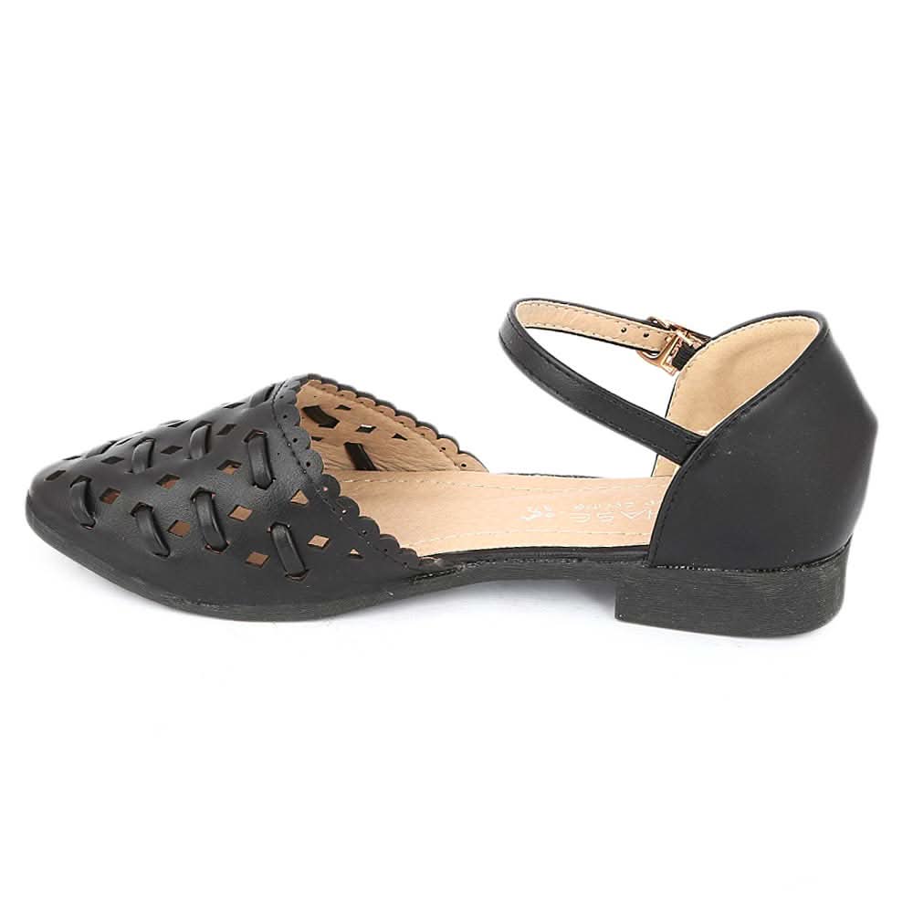 Girls Fancy Pumps (M235-K89) - Black, Kids, Pump, Chase Value, Chase Value