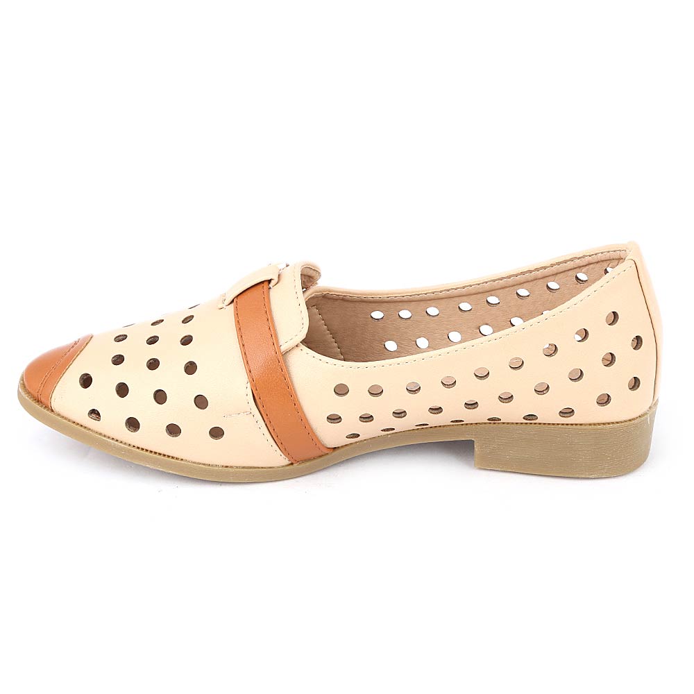 Girls Fancy Pumps (K91) - Beige, Kids, Pump, Chase Value, Chase Value