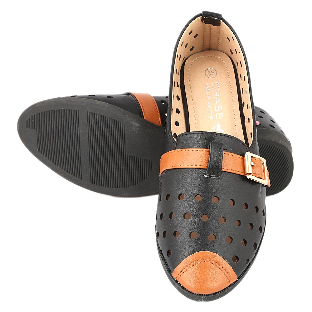 Girls Fancy Pumps (K91) - Black, Kids, Pump, Chase Value, Chase Value