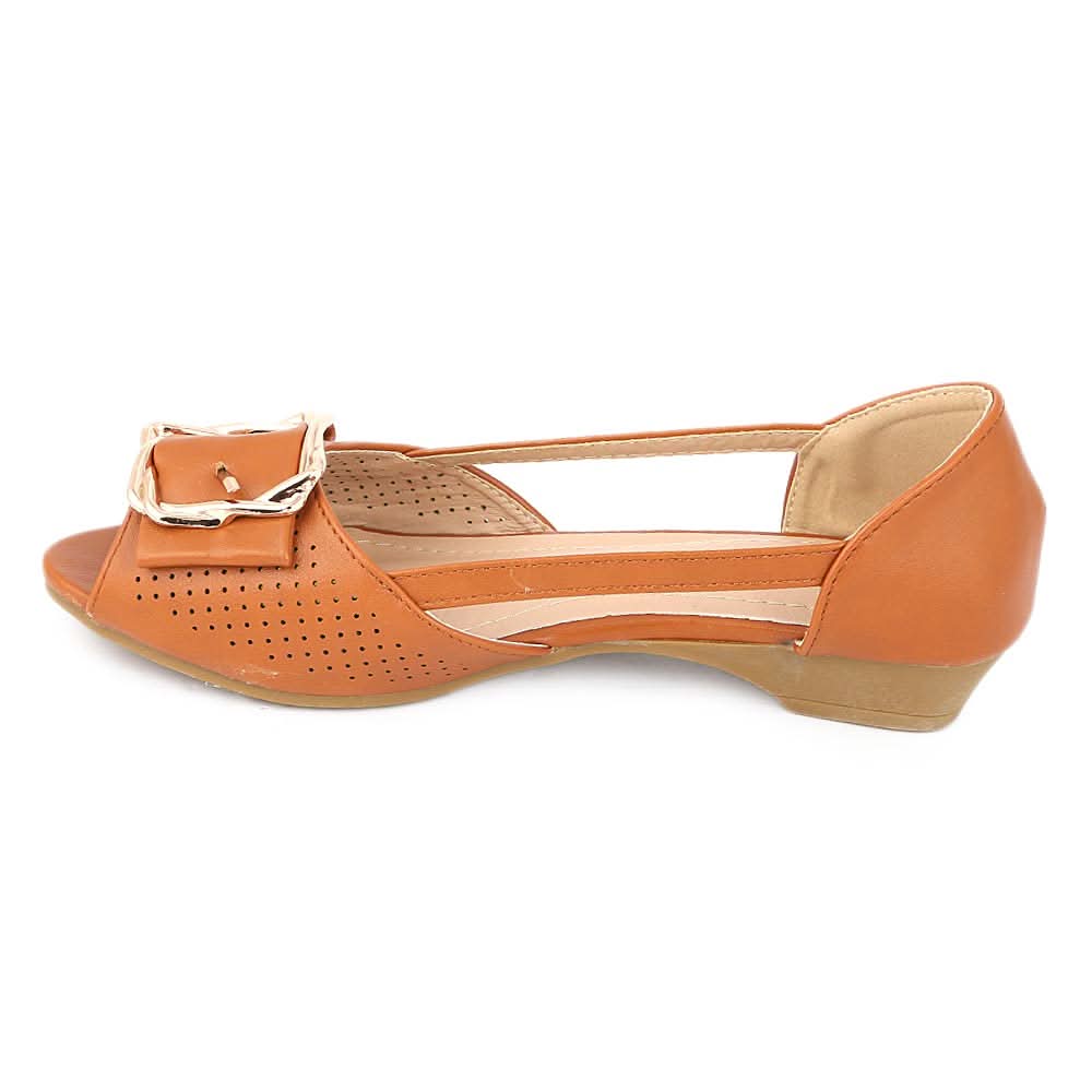 Girls Fancy Pumps (M531-7) - Camel, Kids, Pump, Chase Value, Chase Value