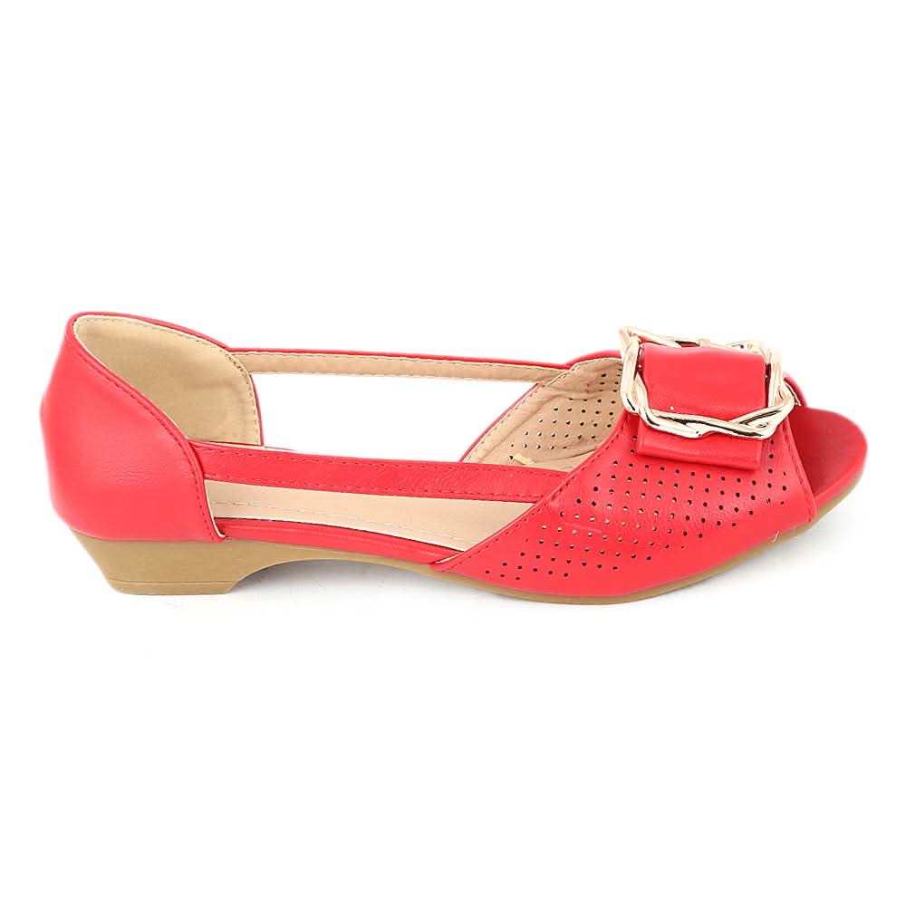 Girls Fancy Pumps (M531-7) - Red, Kids, Pump, Chase Value, Chase Value