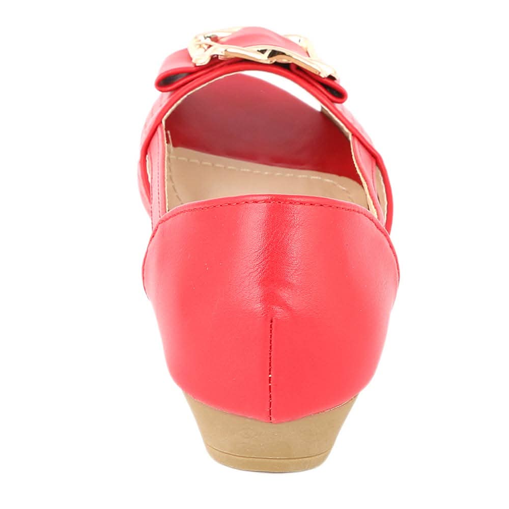 Girls Fancy Pumps (M531-7) - Red, Kids, Pump, Chase Value, Chase Value