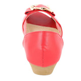 Girls Fancy Pumps (M531-7) - Red, Kids, Pump, Chase Value, Chase Value