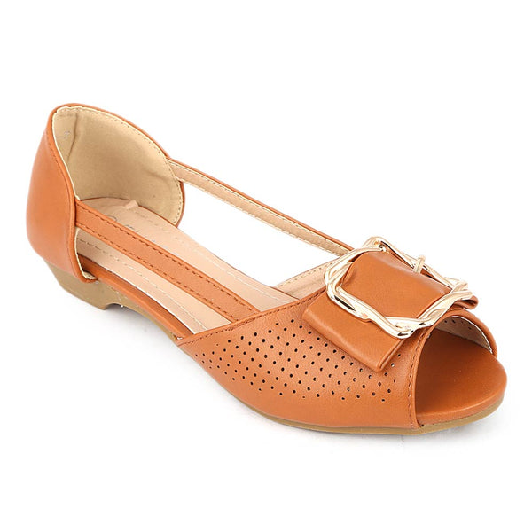 Girls Fancy Pumps (M531-7) - Camel, Kids, Pump, Chase Value, Chase Value