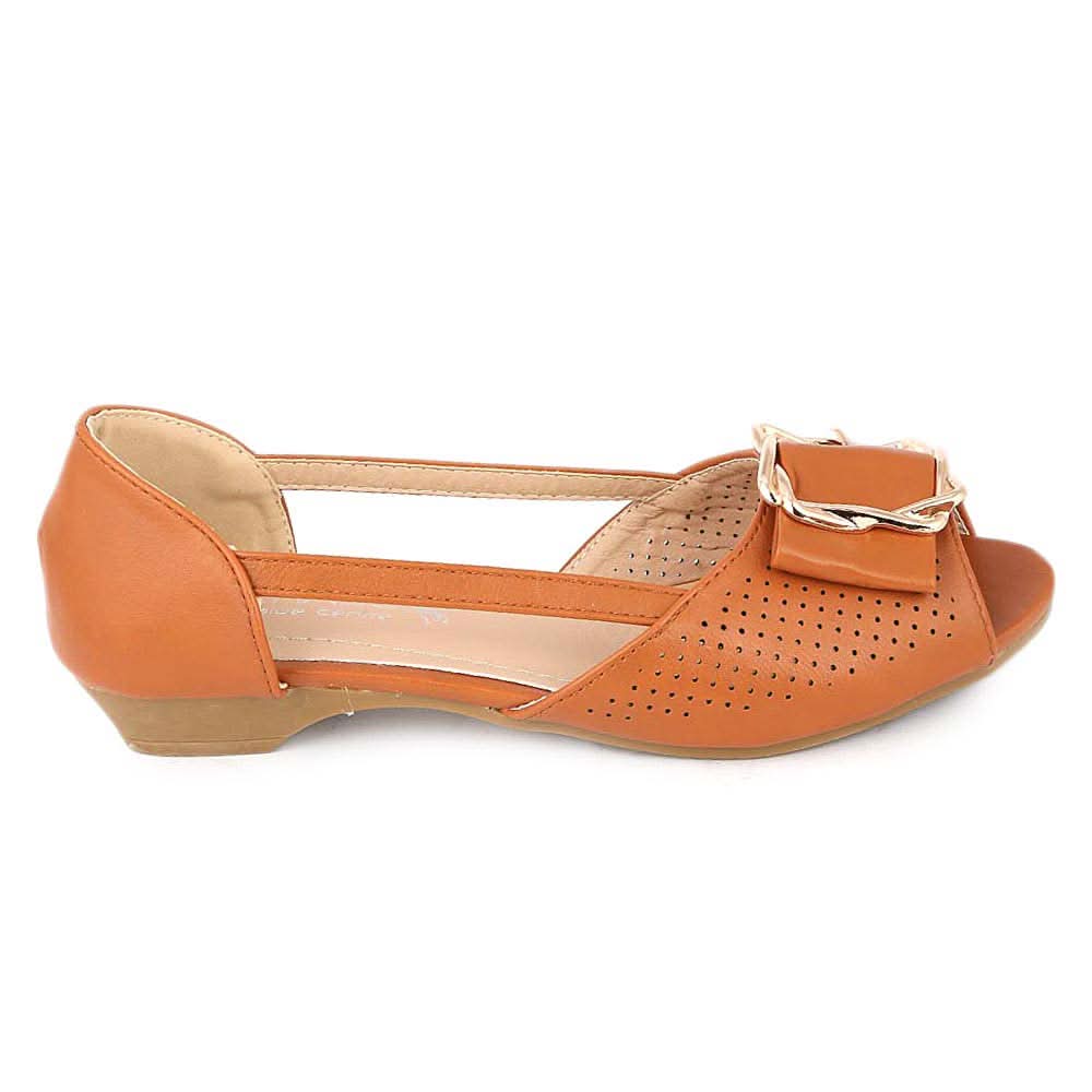 Girls Fancy Pumps (M531-7) - Camel, Kids, Pump, Chase Value, Chase Value