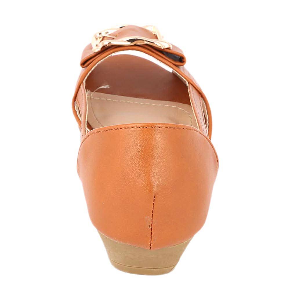Girls Fancy Pumps (M531-7) - Camel, Kids, Pump, Chase Value, Chase Value