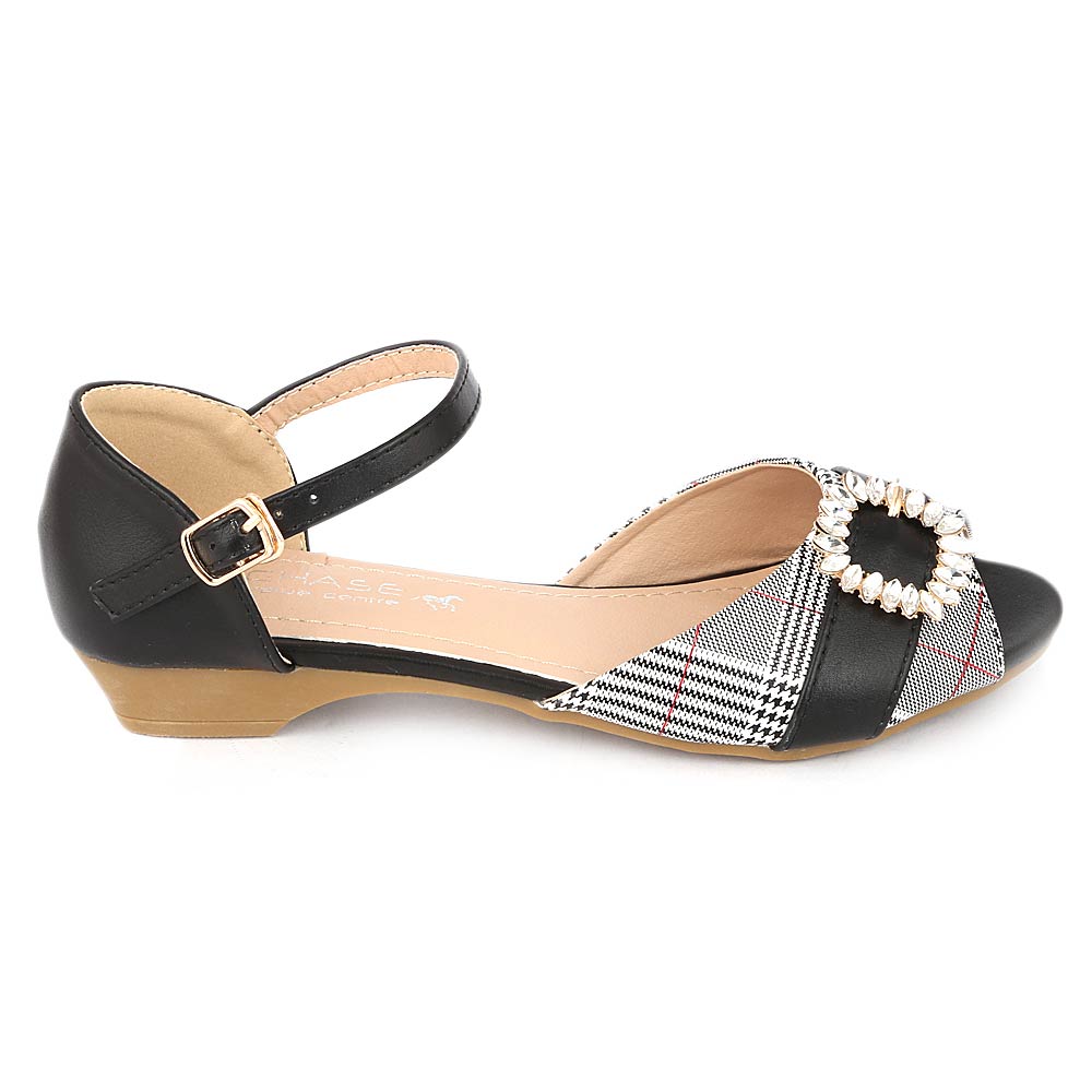 Girls Fancy Pumps (H23) - Black, Kids, Pump, Chase Value, Chase Value