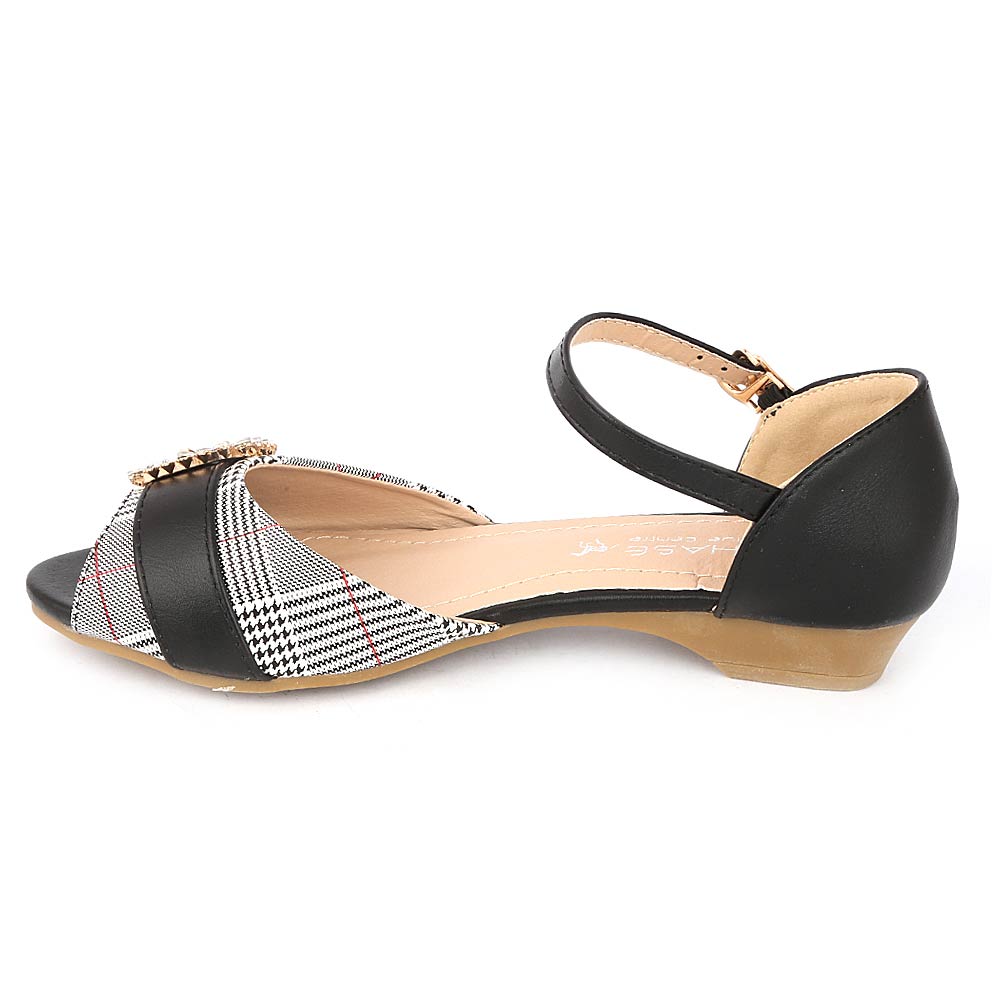 Girls Fancy Pumps (H23) - Black, Kids, Pump, Chase Value, Chase Value