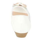 Girls Fancy Pumps (H86) - White, Kids, Pump, Chase Value, Chase Value