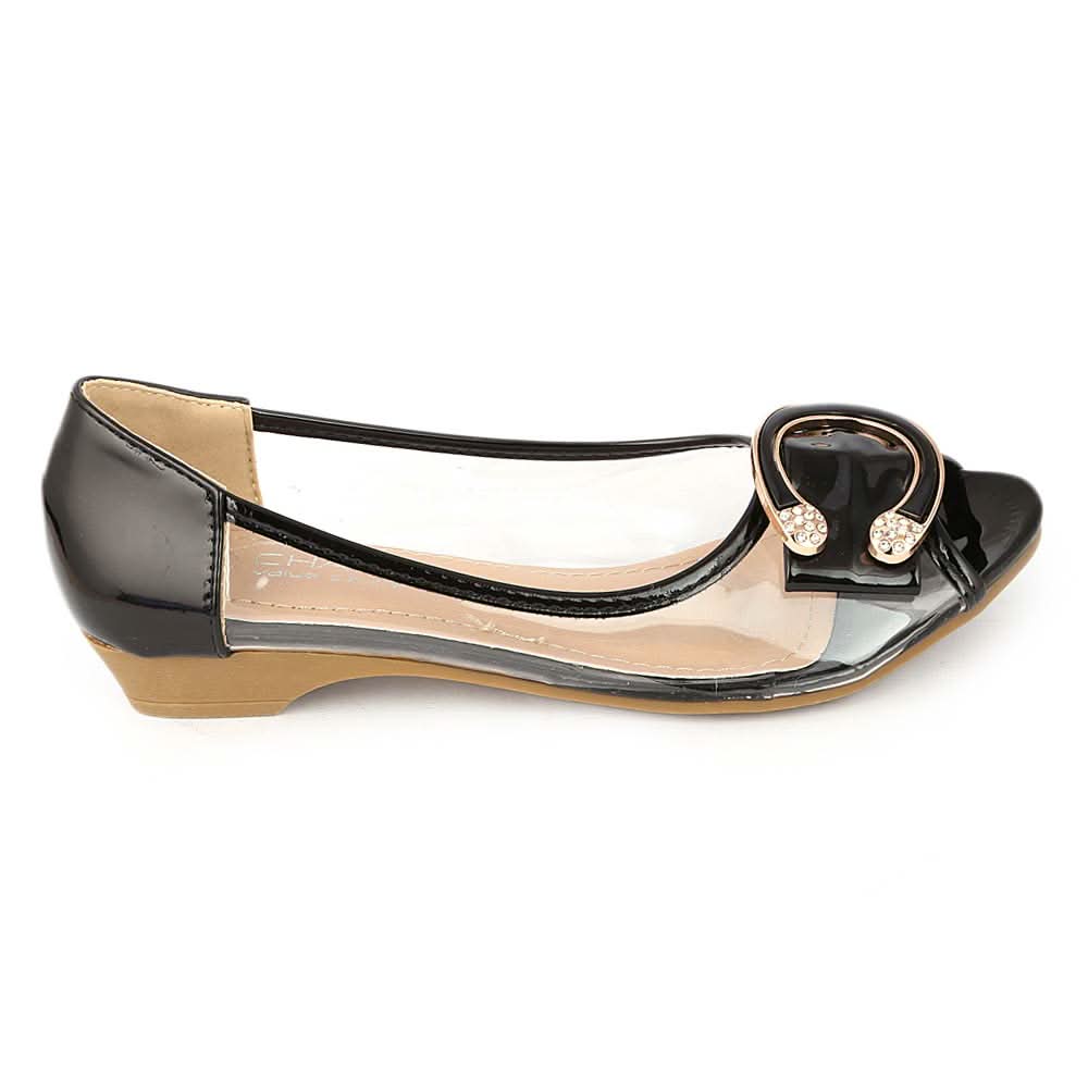 Girls Fancy Pumps (H86) - Black, Kids, Pump, Chase Value, Chase Value