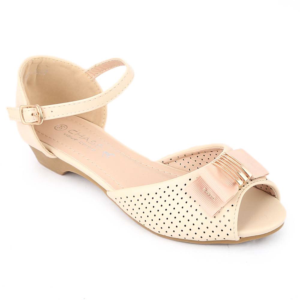 Girls Fancy Pumps (K927) - Beige, Kids, Pump, Chase Value, Chase Value
