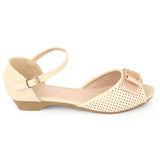 Girls Fancy Pumps (K927) - Beige, Kids, Pump, Chase Value, Chase Value