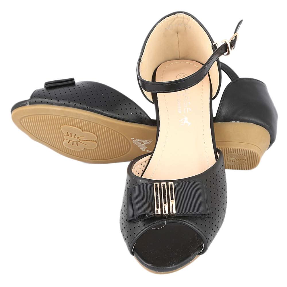 Girls Fancy Pumps (K927) - Black, Kids, Pump, Chase Value, Chase Value