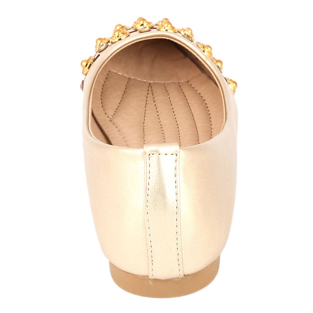 Girls Fancy Pumps (M662-K146) - Golden, Kids, Pump, Chase Value, Chase Value
