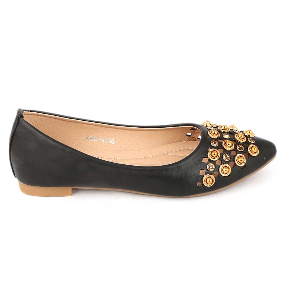 Girls Fancy Pumps (M662-K146) - Black, Kids, Pump, Chase Value, Chase Value