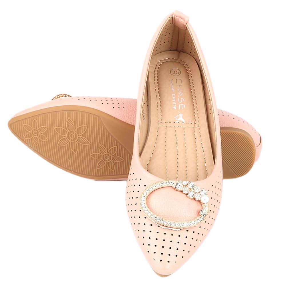 Girls Fancy Pumps (M662-K171) - Pink, Kids, Pump, Chase Value, Chase Value