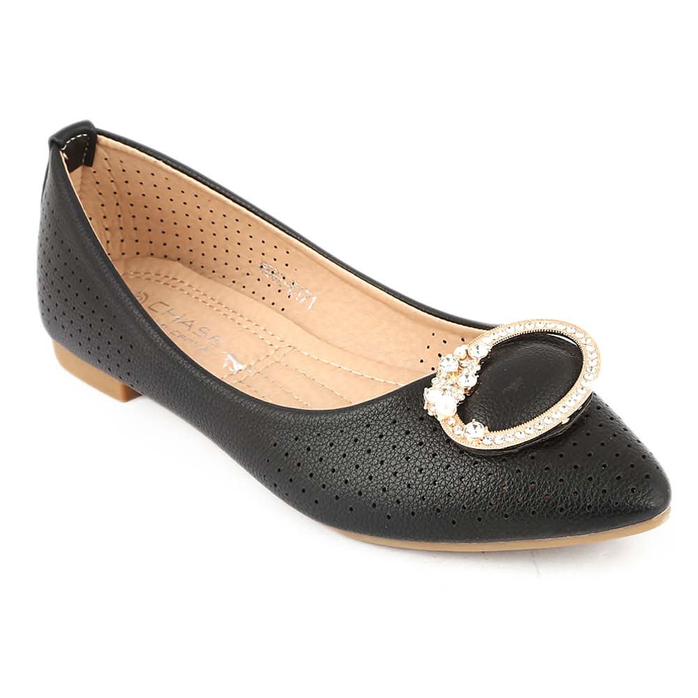 Girls Fancy Pumps (M662-K171) - Black, Kids, Pump, Chase Value, Chase Value
