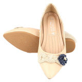 Girls Fancy Pumps (M662-K261) - Beige, Kids, Pump, Chase Value, Chase Value