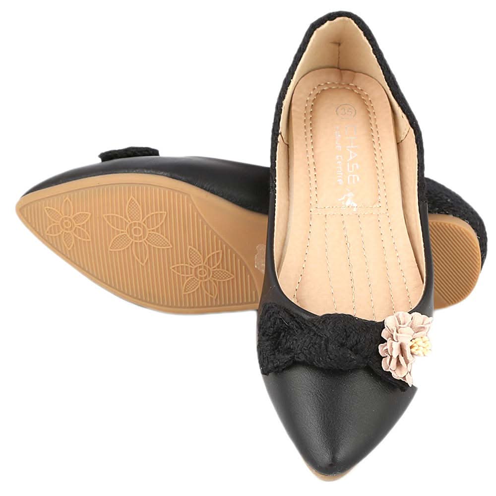 Girls Fancy Pumps (M662-K261) - Black, Kids, Pump, Chase Value, Chase Value