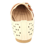 Girls Fancy Pumps (M810-44) - Beige, Kids, Pump, Chase Value, Chase Value