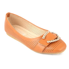 Girls Fancy Pumps (M810-K73) - Camel, Kids, Pump, Chase Value, Chase Value