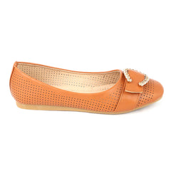 Girls Fancy Pumps (M810-K73) - Camel, Kids, Pump, Chase Value, Chase Value