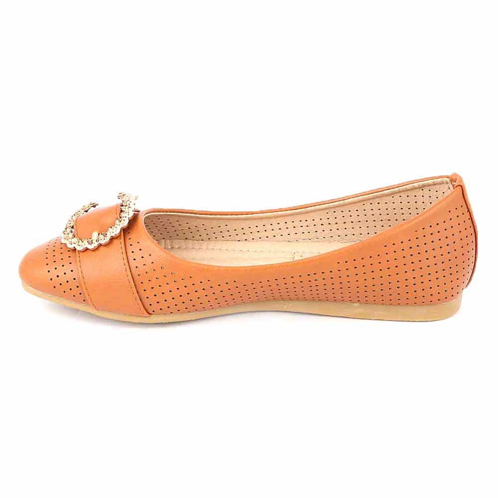 Girls Fancy Pumps (M810-K73) - Camel, Kids, Pump, Chase Value, Chase Value