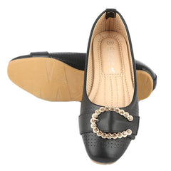 Girls Fancy Pumps (M810-K73) - Black, Kids, Pump, Chase Value, Chase Value