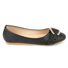 Girls Fancy Pumps (M810-K73) - Black, Kids, Pump, Chase Value, Chase Value