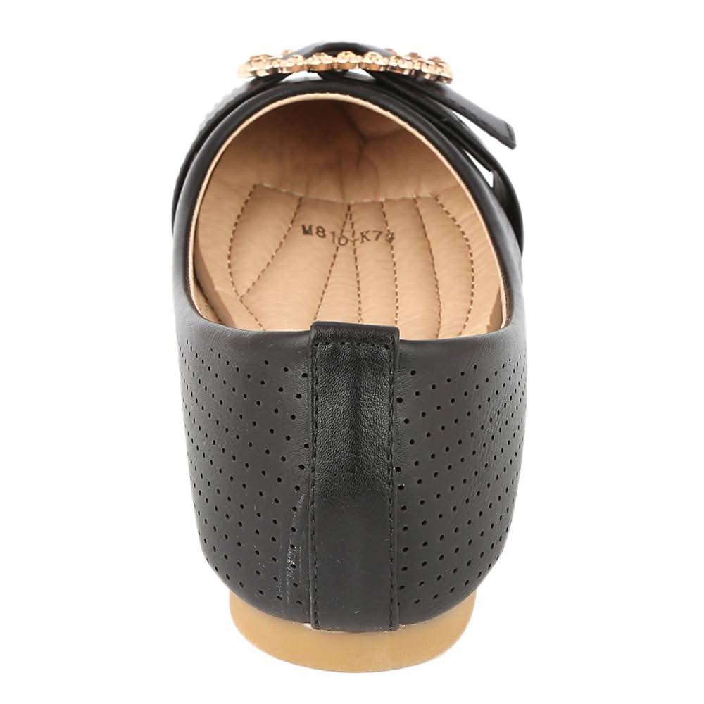 Girls Fancy Pumps (M810-K73) - Black, Kids, Pump, Chase Value, Chase Value