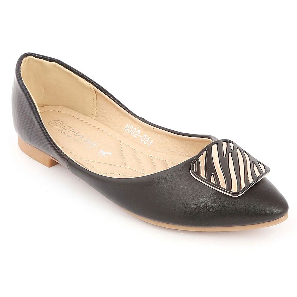 Girls Fancy Pumps (S992-304) - Black, Kids, Pump, Chase Value, Chase Value