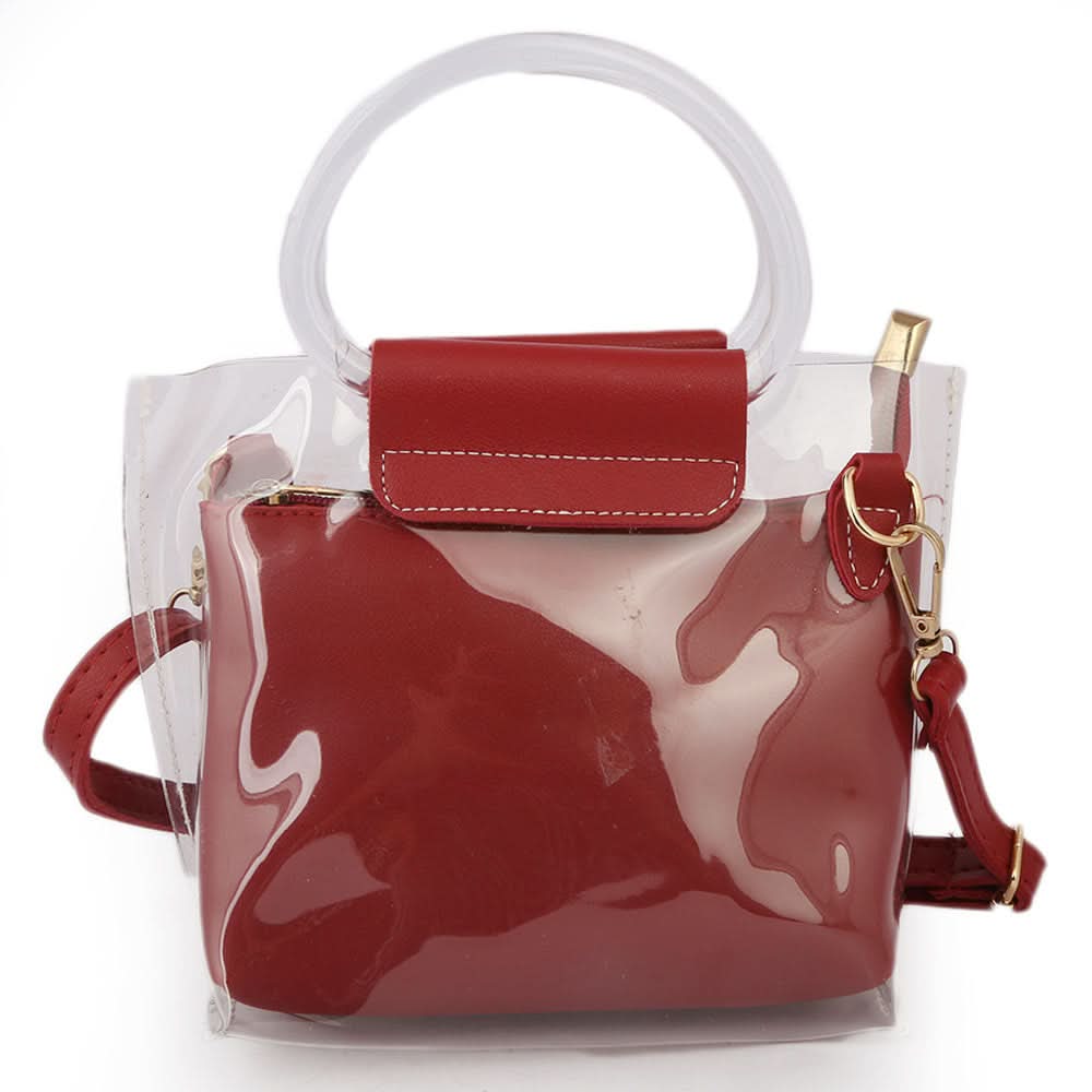 Girls Shoulder Bag 003 - Maroon, Kids, Kids Bags, Chase Value, Chase Value