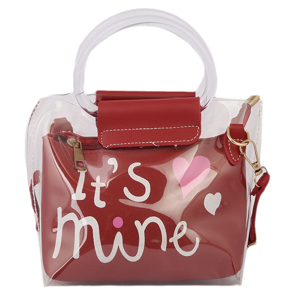 Girls Shoulder Bag 001 - Maroon, Kids, Kids Bags, Chase Value, Chase Value